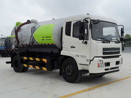 Chinese Mini XZJ5120GXWD5 Vacuum Truck Tanker Municipal 12 ton Small Sewage Suction Trucks Price