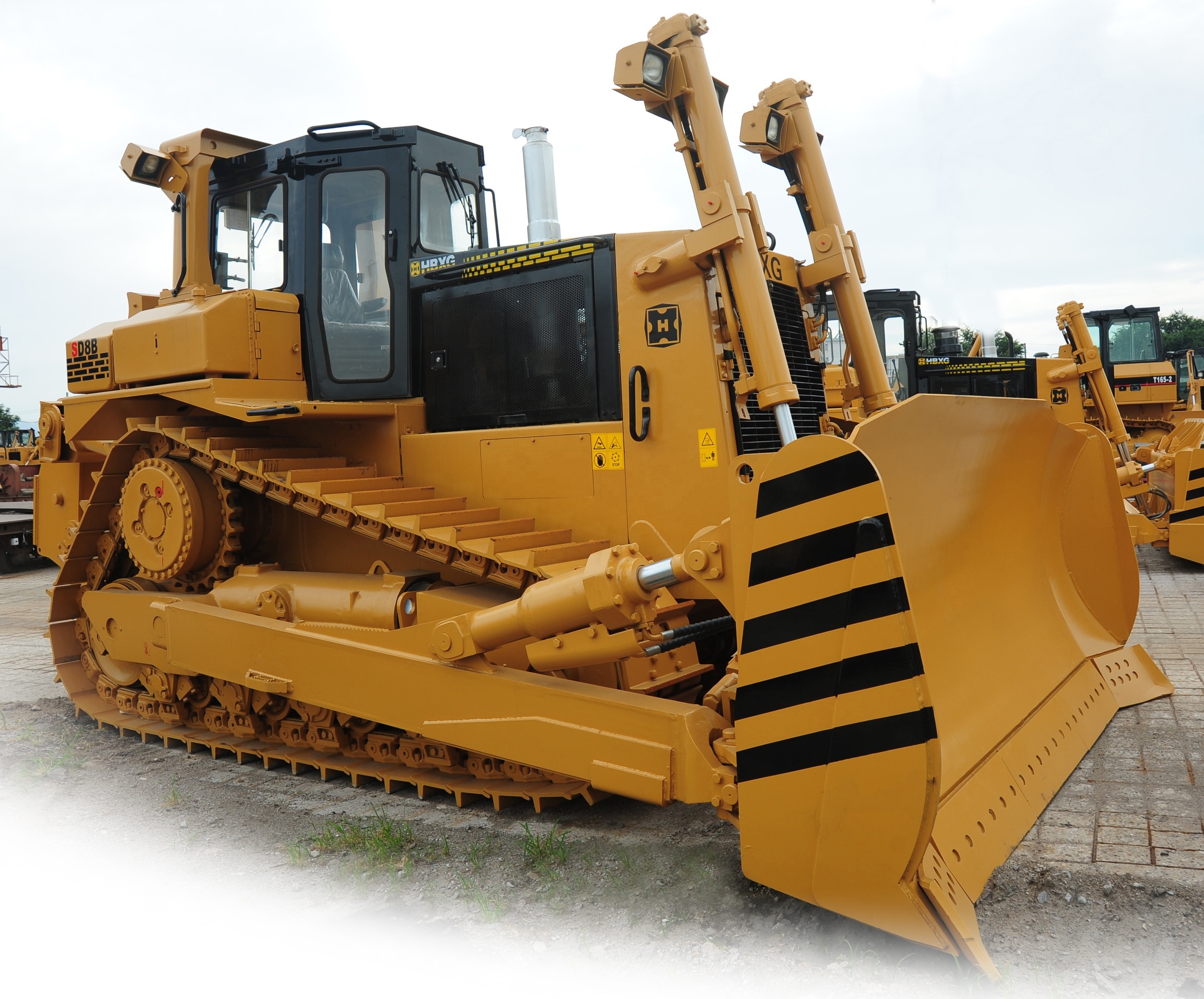 HBXG 320HP crawler bulldozer SD8N with bulldozer winch