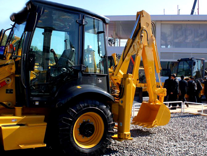 Best Backhoe CLG777A 1m3 Hydraulic Construction Equipment Backhoe Wheel Loader Algeria