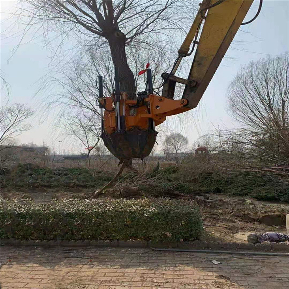 Garden Tree Hugger Petal Type Tree Digger Tree Transplanting Machine With Soil