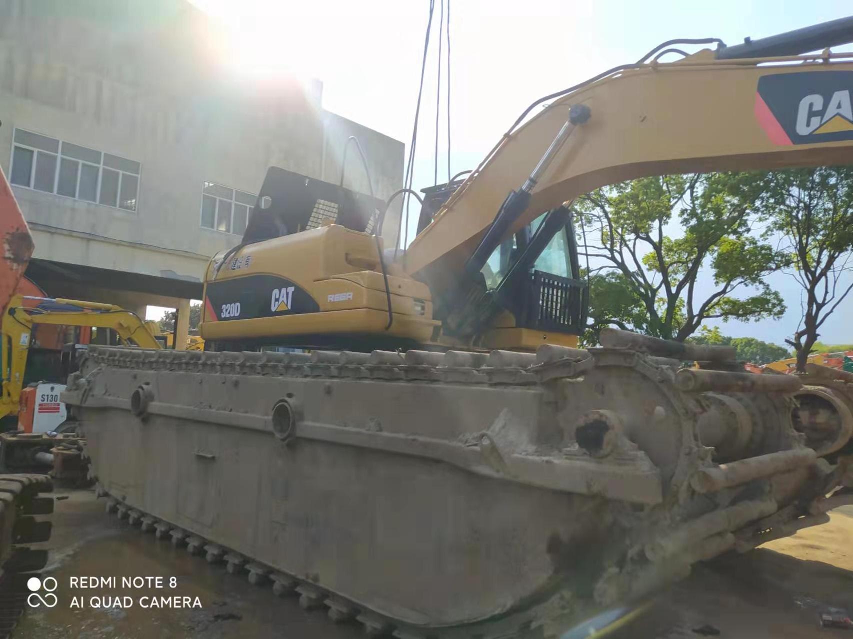 Hot Sale Used Cat 320CL Amphibious Marsh Excavator Swamp Buggy low hours original paint and no oil leakage