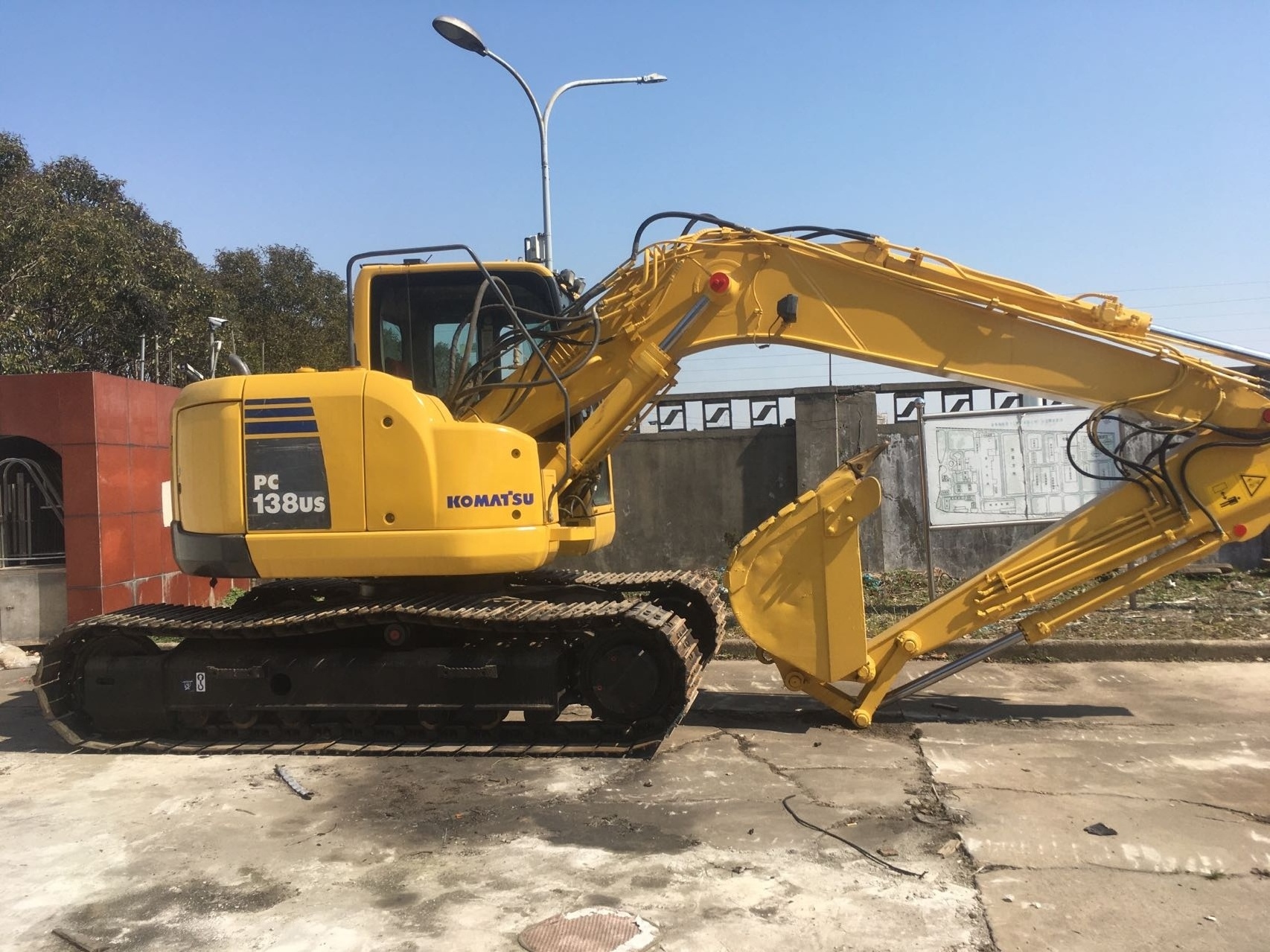 sed Komattsu  PC138us/PC130/PC160 Crawler Hydraulic Excavator/ Komattsu 13 Tons Excavator