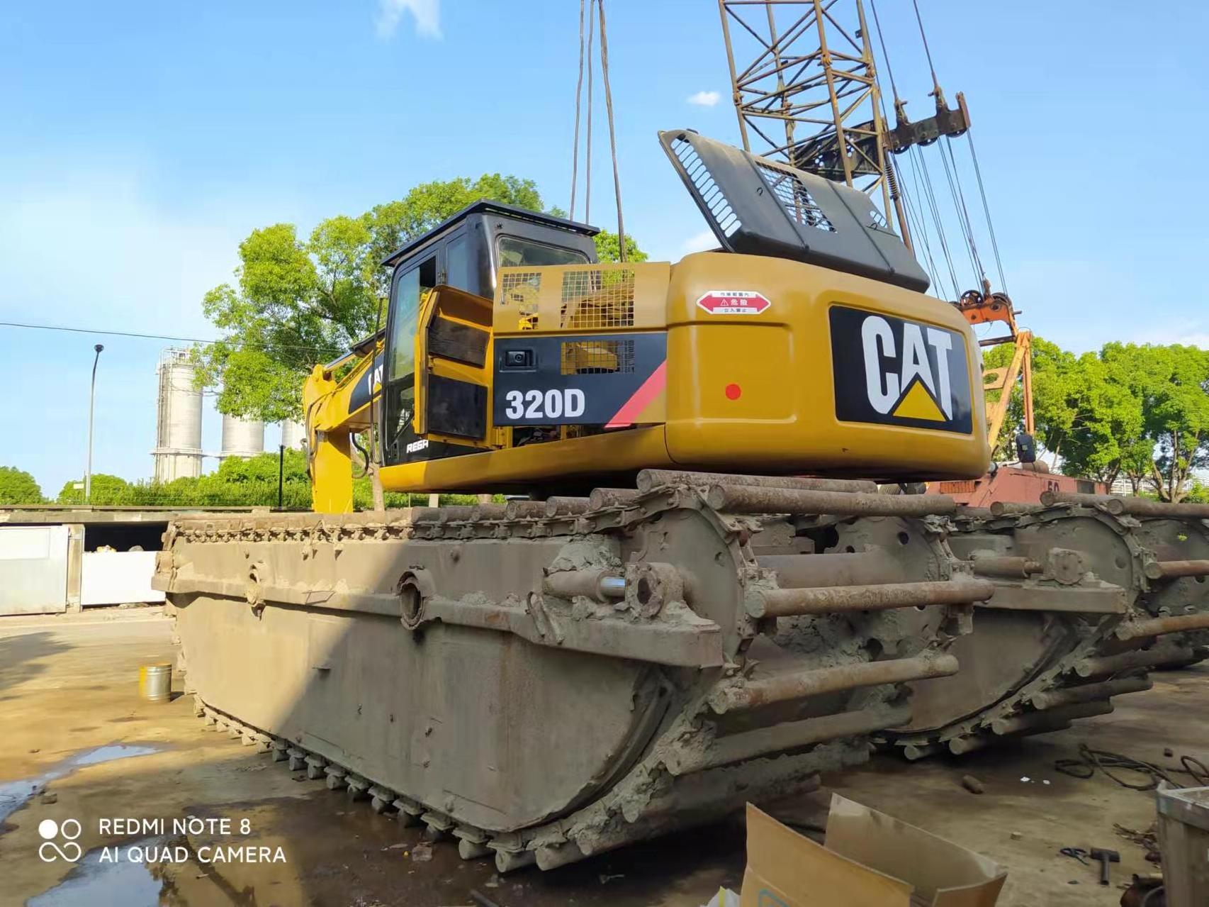 Hot Sale Used Cat 320CL Amphibious Marsh Excavator Swamp Buggy low hours original paint and no oil leakage