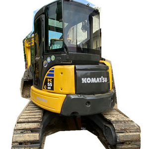 used  mini excavator pc55 / very nice pc55mr-2 pc50 pc40 mini excavator digger for sale