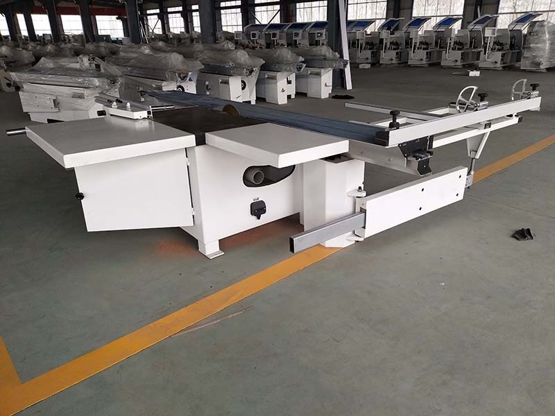 Woodworking Panel Sliding Table Saw with 45 Degree Tiltable BladeMj-45ya electric and digital display mini sliding table saw