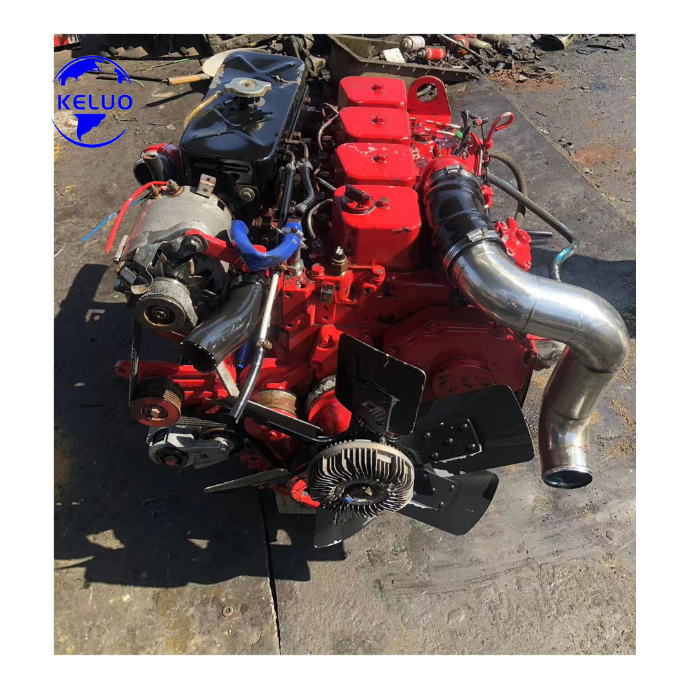 4BT second-hand 4 cylinder diesel used car engine for sale