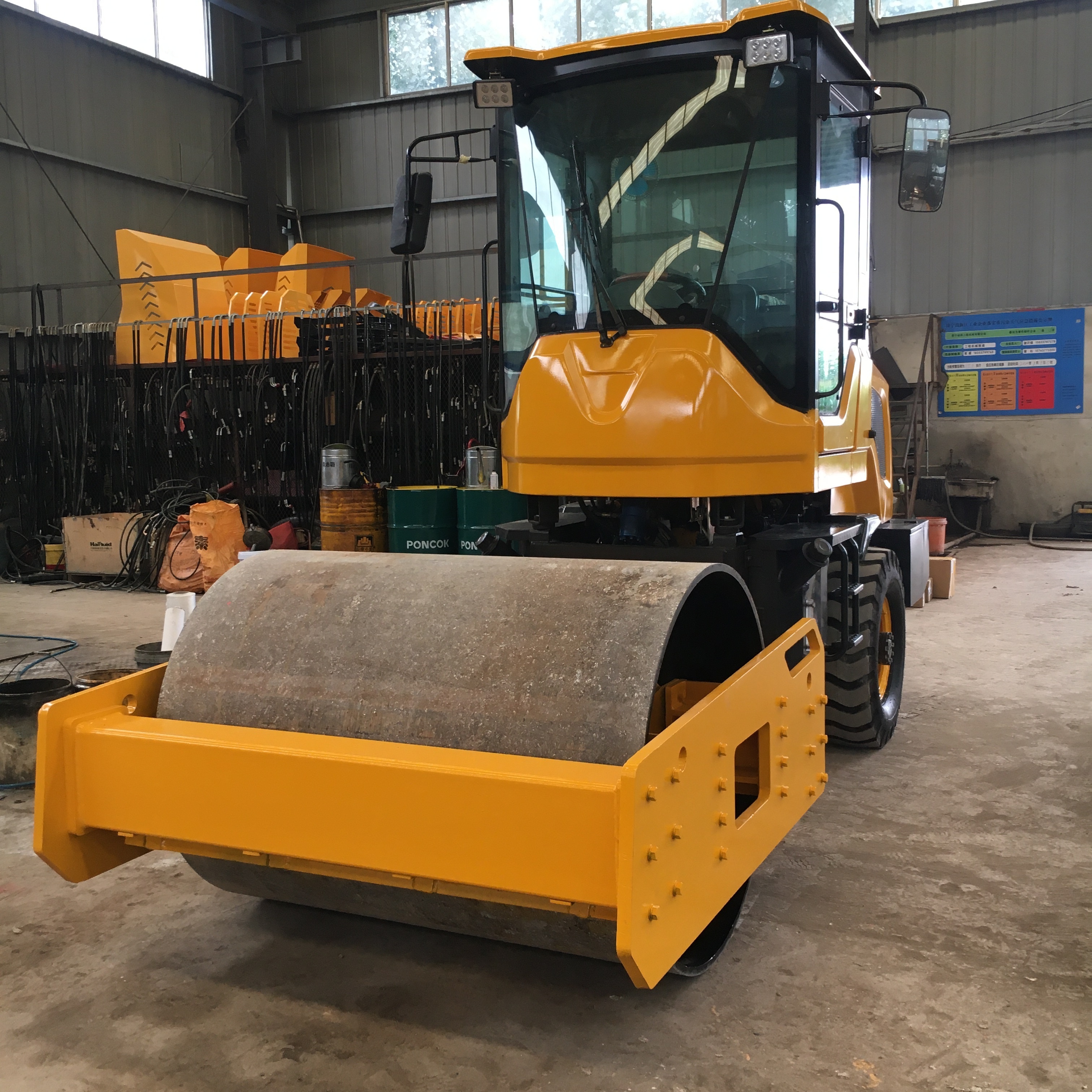 (A)Construction machinery 4 ton mini road roller concrete soil compactor pavement asphalt rollers