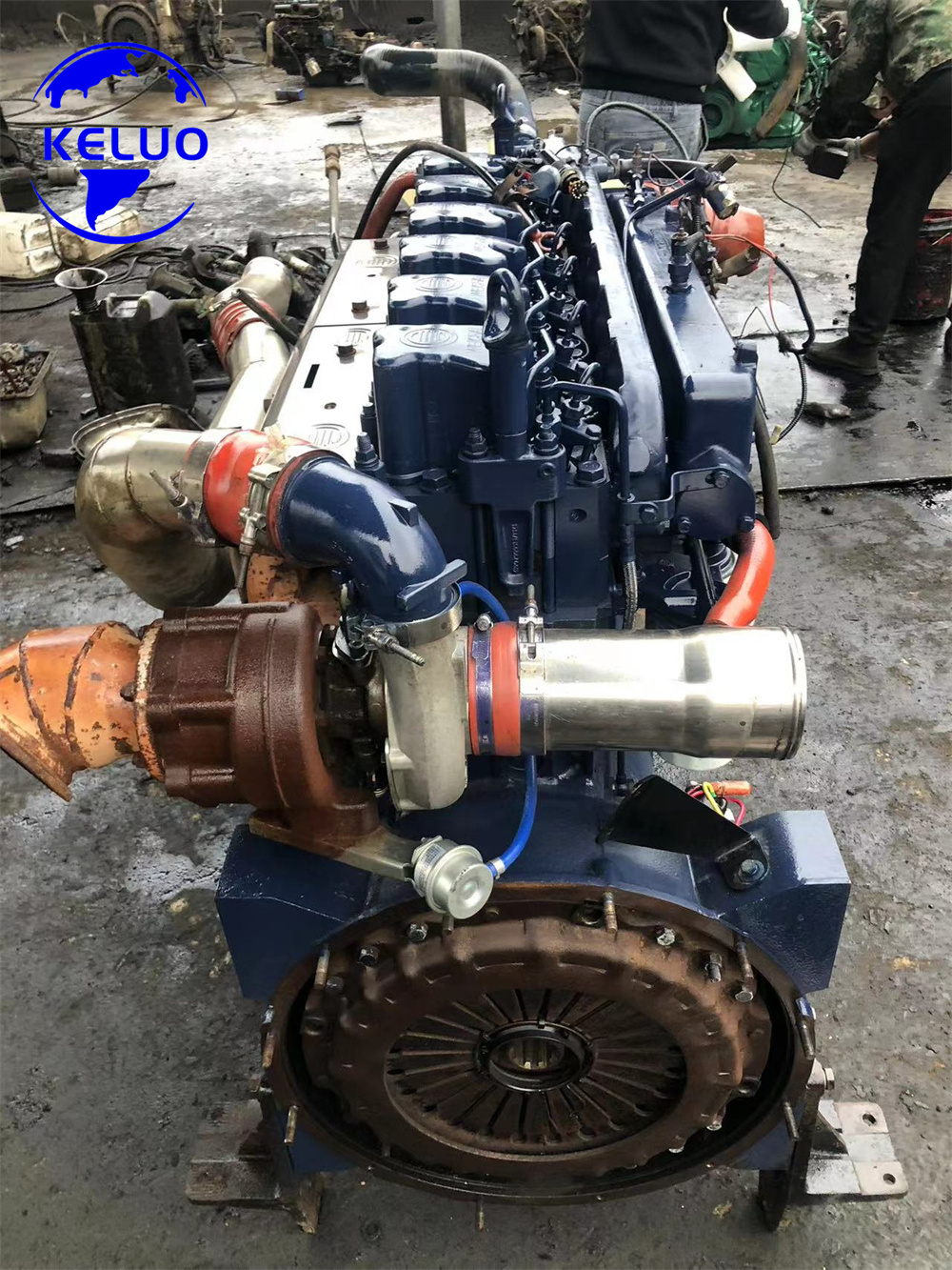 6-Cylinder Second Hand 280hp Weichai Motor WP10 WP12 Used Car Engine for Truck