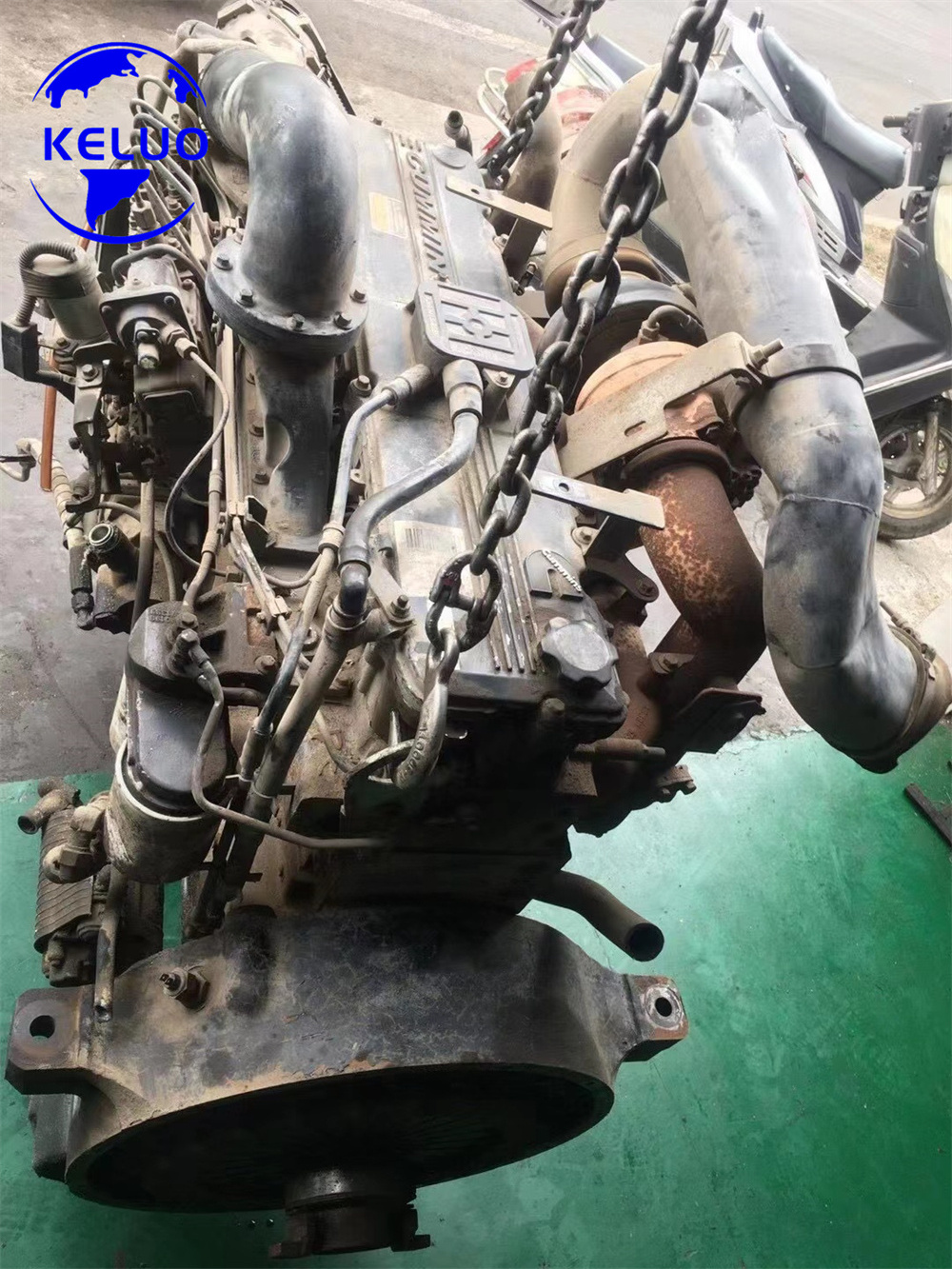 Robust Performance Commins 6L Second Hand Machine Motor Used Engine for Machinery Repair or Engine Replace