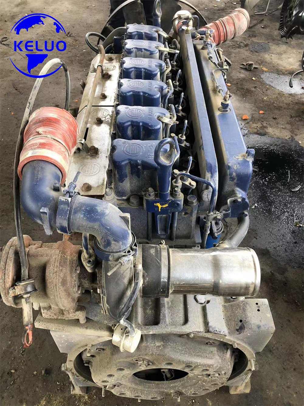 6-Cylinder Second Hand 280hp Weichai Motor WP10 WP12 Used Car Engine for Truck