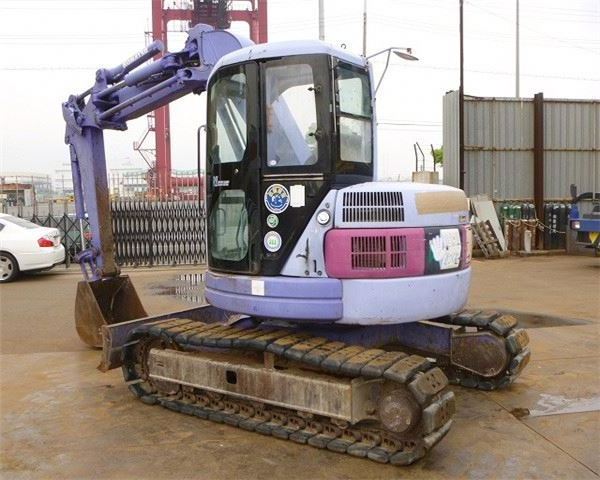 Cheapest Price Japan Original Used Komatsu PC75 PC75UU PC75UU-3 Unique Purple Color Mini 7.5 Ton Excavator Small Digger