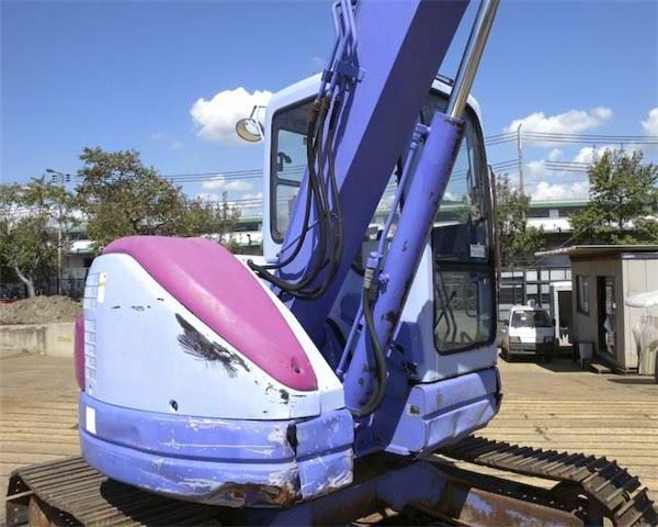 Refurbished Japan Original Used Komatsu PC75 PC75UU PC75UU-3 Unique Purple Color Mini 7.5 Ton Excavator Small Digger