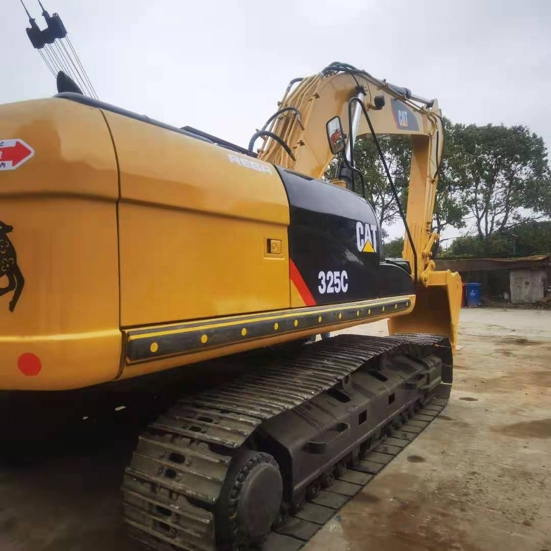 Used Walking Excavator Japanese Original Caterpillar 325C Middle 25 Tonne Soil Trenching Professional Digger