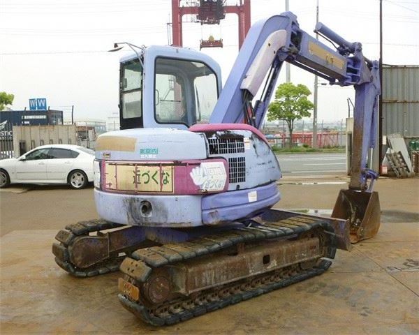 Cheapest Price Japan Original Used Komatsu PC75 PC75UU PC75UU-3 Unique Purple Color Mini 7.5 Ton Excavator Small Digger