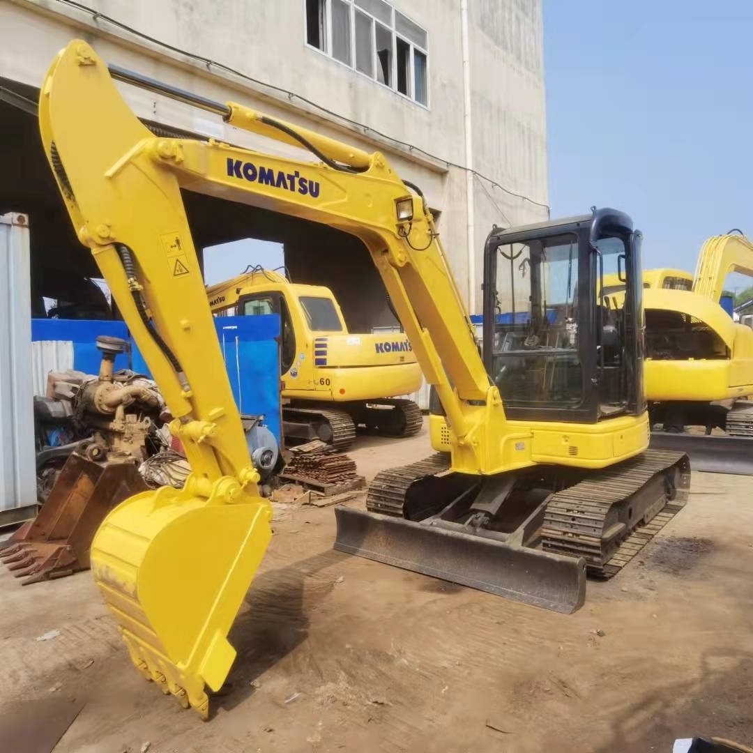 Used Komatsu PC55 PC55MR PC55MR-2 0.2m3 Bucket Capacity 5T Mine Track Hoe Trenching Home Garden Excavator