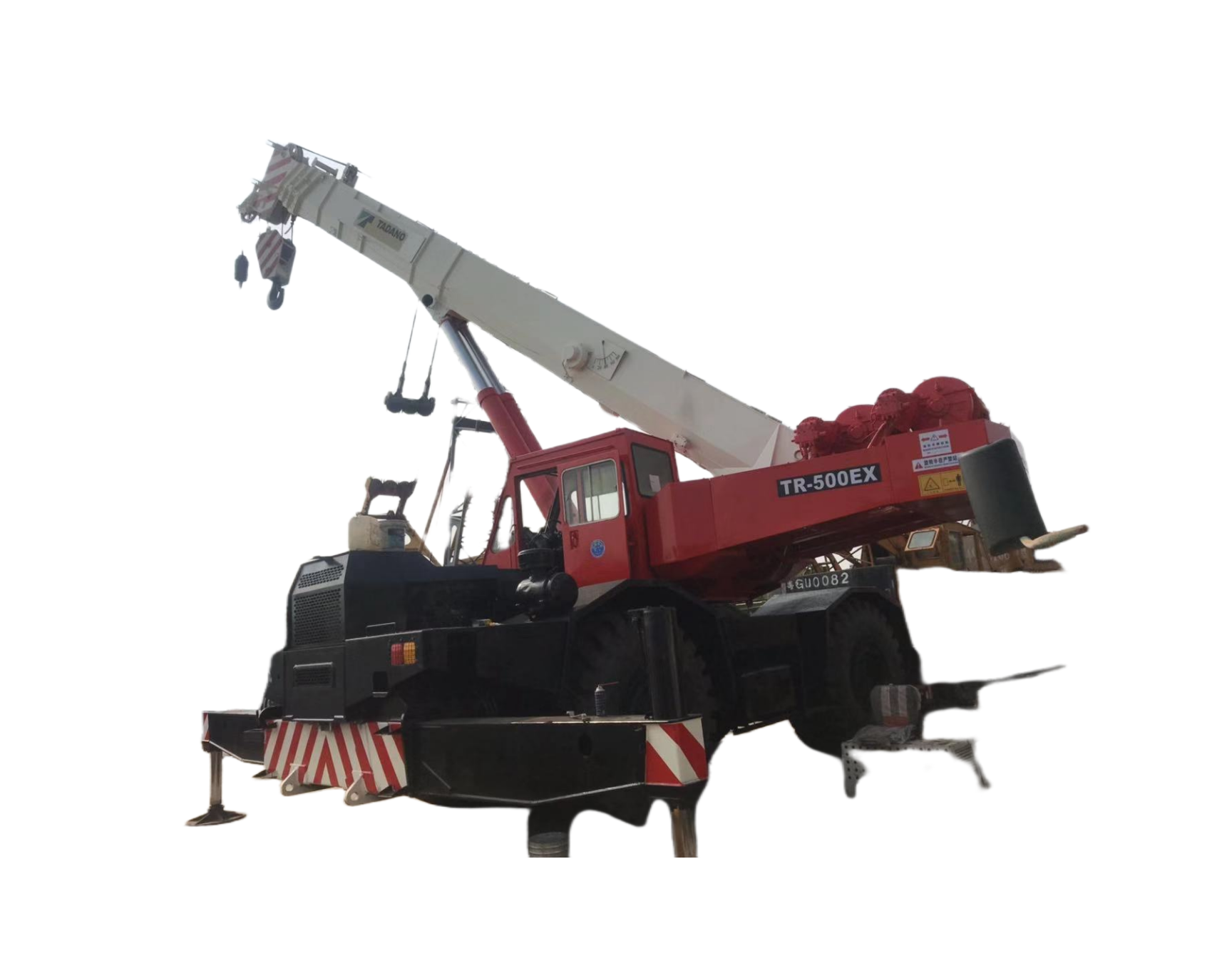 50 Ton Crane Japan Used Tadano TR500EX  Rough Terrain Crane On Sale