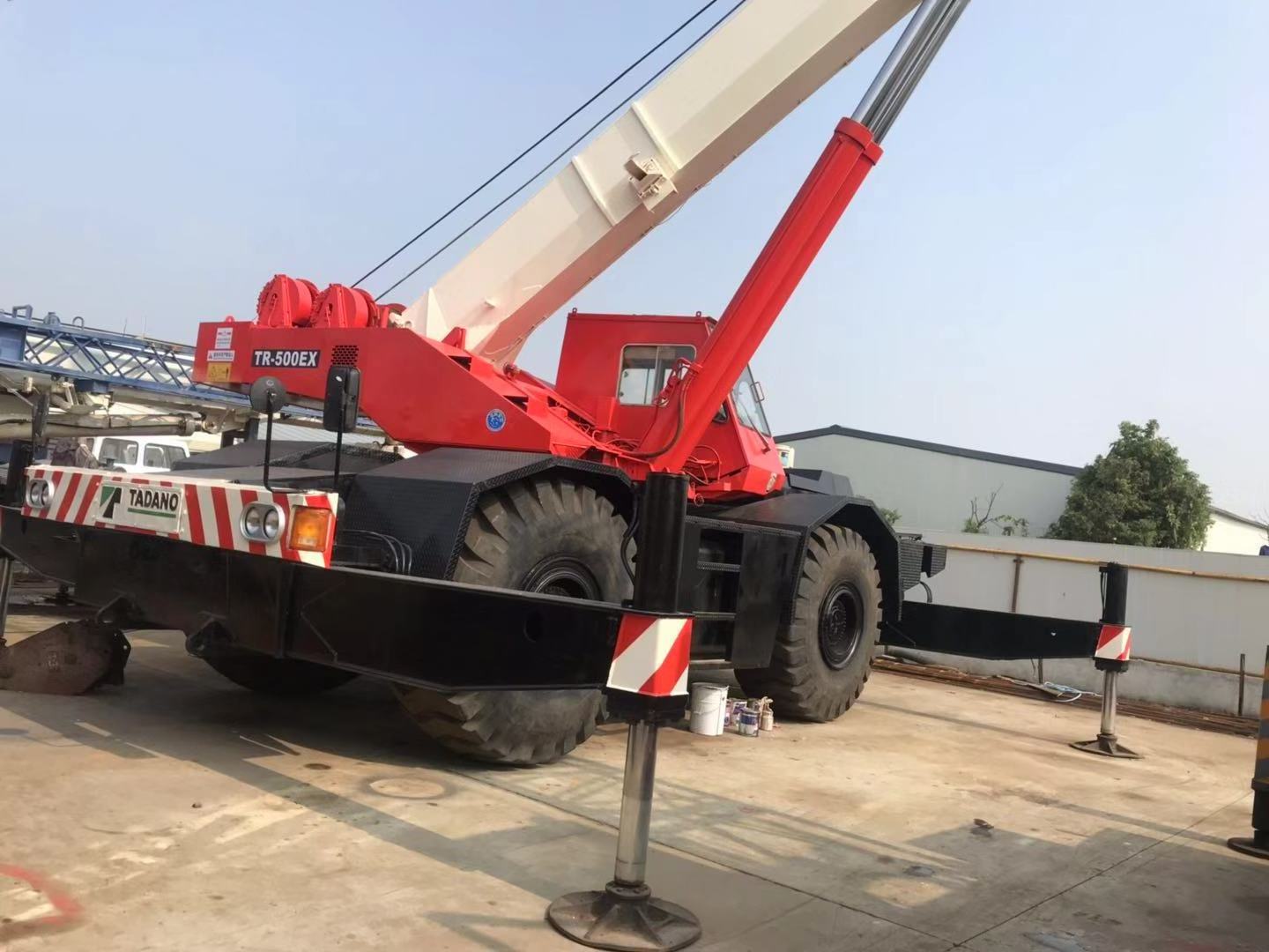 50 Ton Crane Japan Used Tadano TR500EX  Rough Terrain Crane On Sale