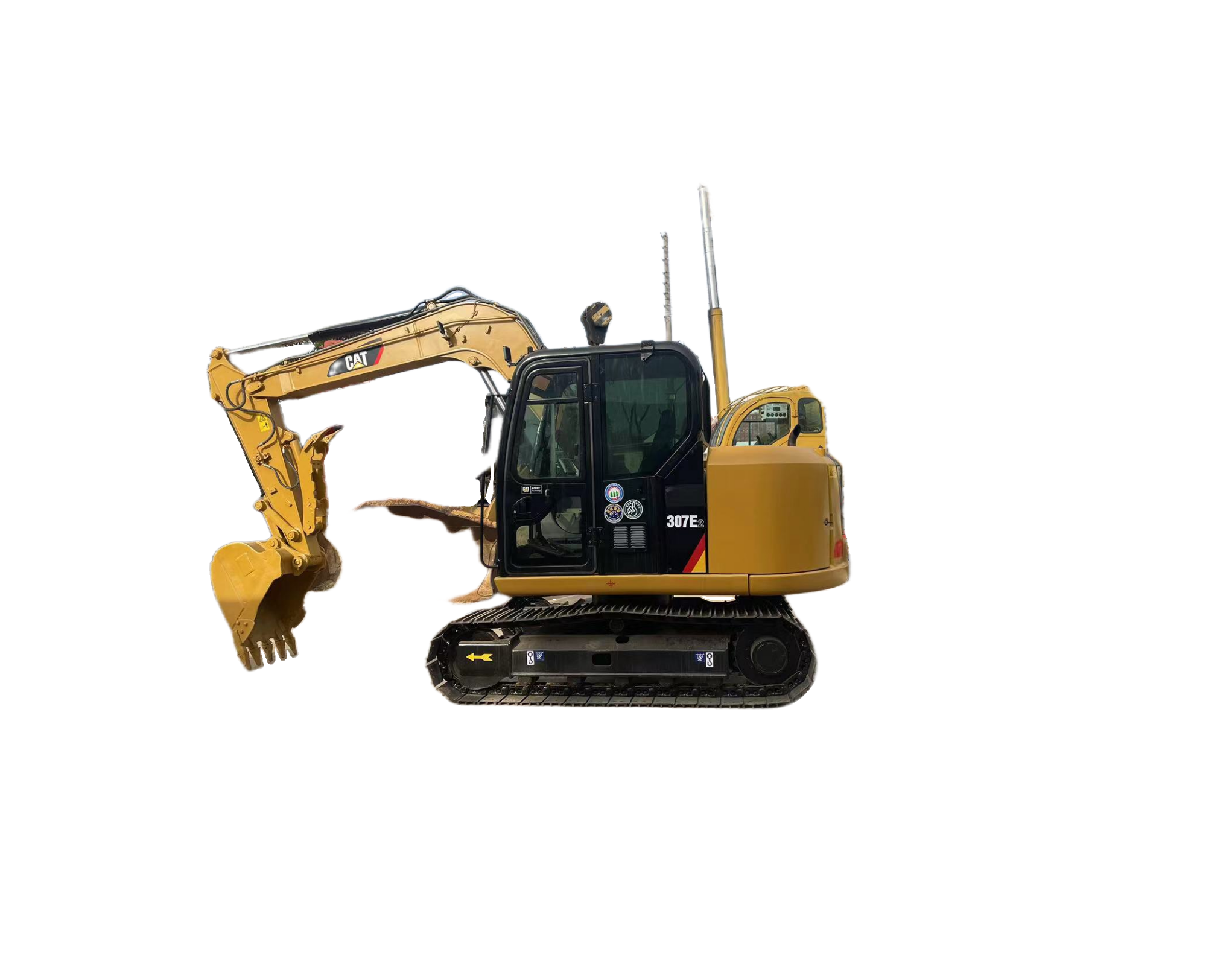 With EPA Digger 7 Ton Used Cat Caterpillar 307 307E 307E2 Mini Excavator Ready to Work