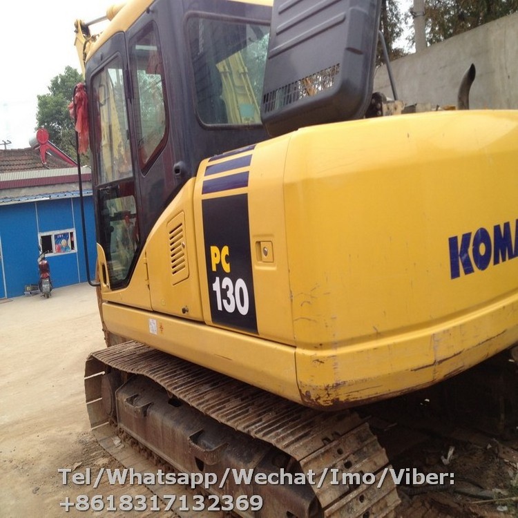 Used Japan Made Koma'' tsu  PC130-7 13 ton Excavator