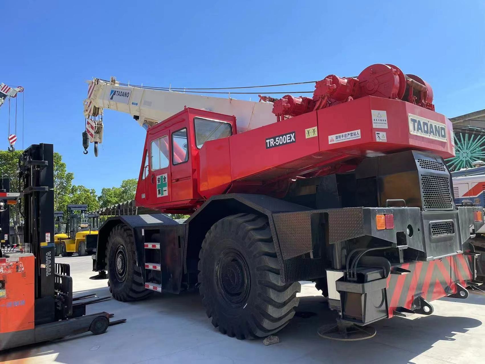 Japan Tadano TG500E-3 Rough Terrain Crane 50 Ton Tadano Crane Machine in China