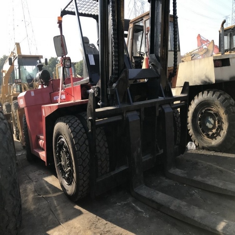 Used Mitsubishi FD200 20 ton 25 ton 30 ton Lifting Truck Forklift With Cheapest Price