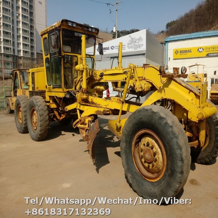 Used Original Japan Made Cat 120G Motor Grader For Sale