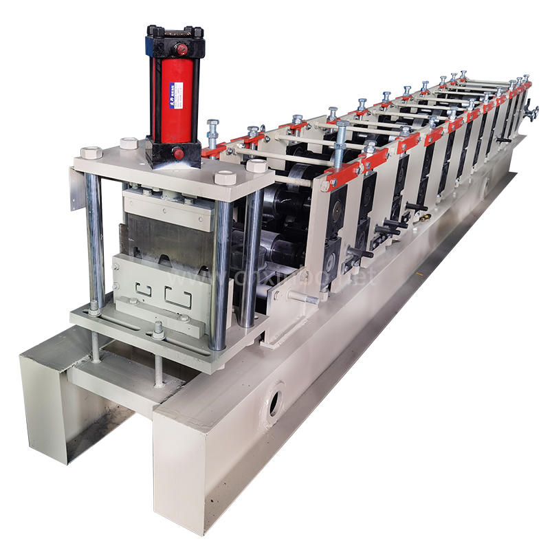 Xinbo Fully automatic cold steel strip profile c z purlin roll forming machinery roof truss shaping machine