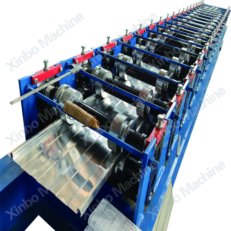 Automatic Color Steel 490 Portable Self Lock standing seam roof panel standing beam metal roof roll forming machine in India