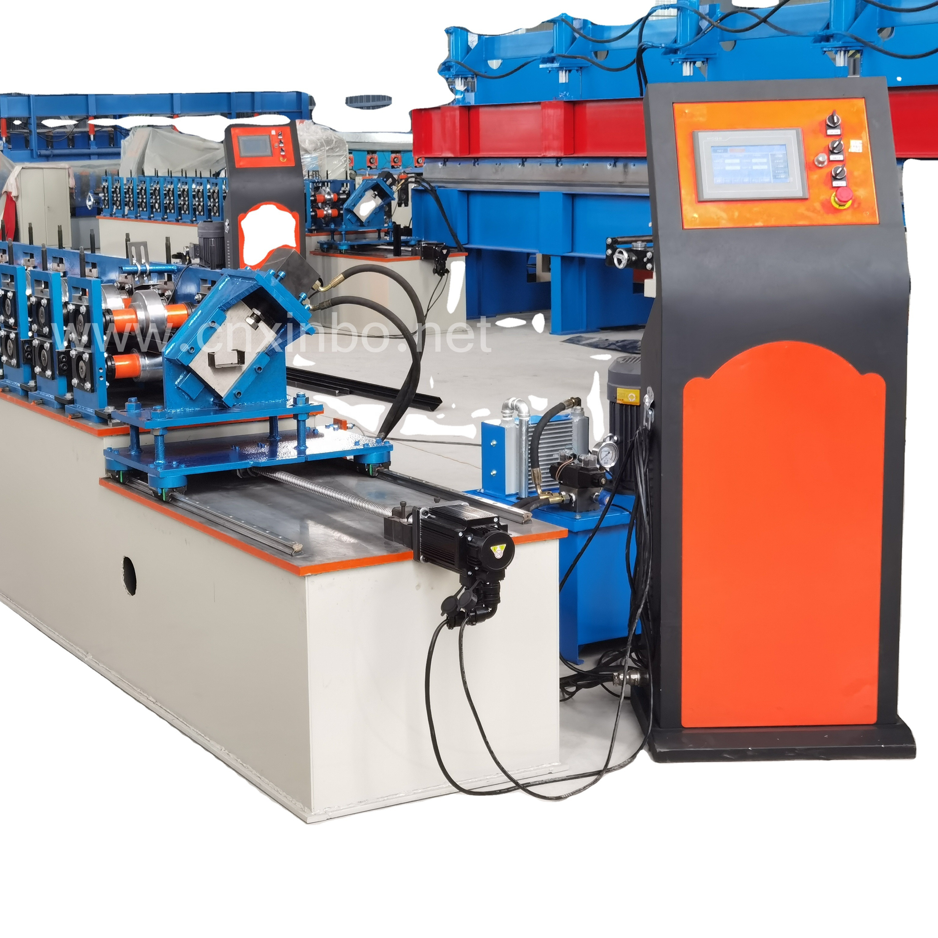 Lower cost High speed quality c u angle omega shape metal sheet light keel roll forming machine