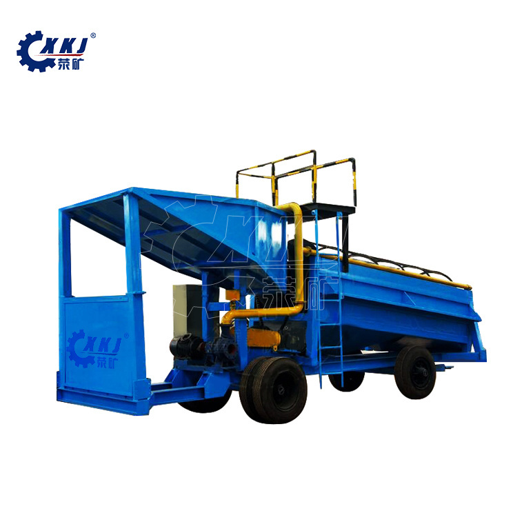 High Efficiency Mineral Processing Equipment Trommel Scrubber Gold Mining Washing Machinery Alluvial Gold Wash Plant for Sale