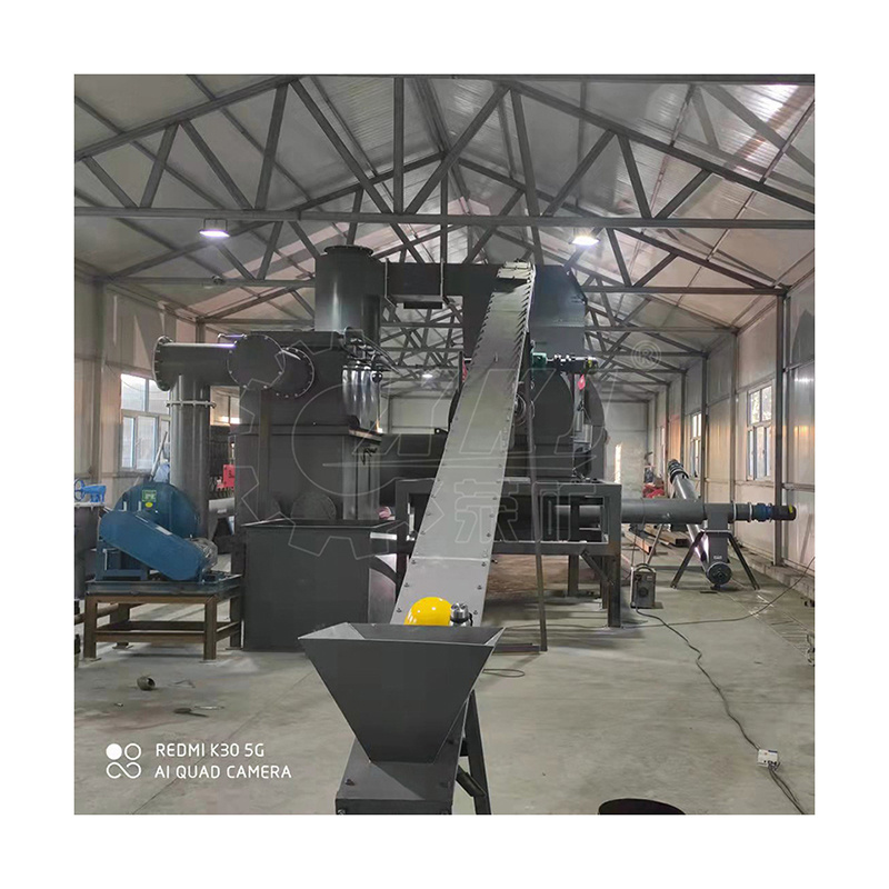 Continuous Smokeless Biomass Carbonization Furnace Wood Log Charcoal Making Machine For Sale