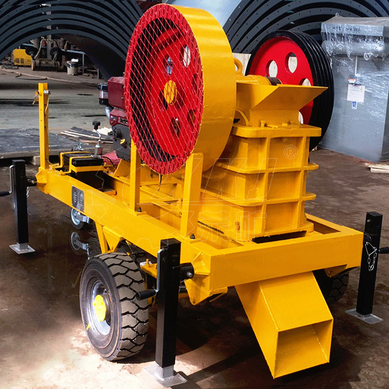 Jaw Crusher Rock Crusher 150x250 PE Model Small Mobile Mini Stone Low Mobile Stone Crusher with Diesel Engine 125mm Negotiable