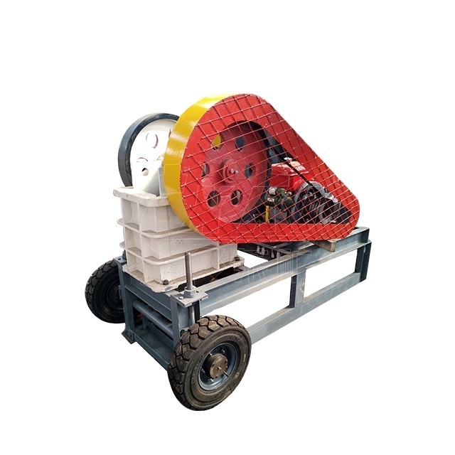 Mini Small Stone Rock Jaw Crusher Portable Mobile Mini Stone Rock Crushing Machine Low Price Diesel Jaw Crusher For Sale