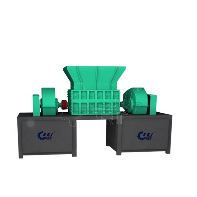 High Efficiency Industrial Recycled Machine Plastic Wood Pallet Double Shaft Shredder