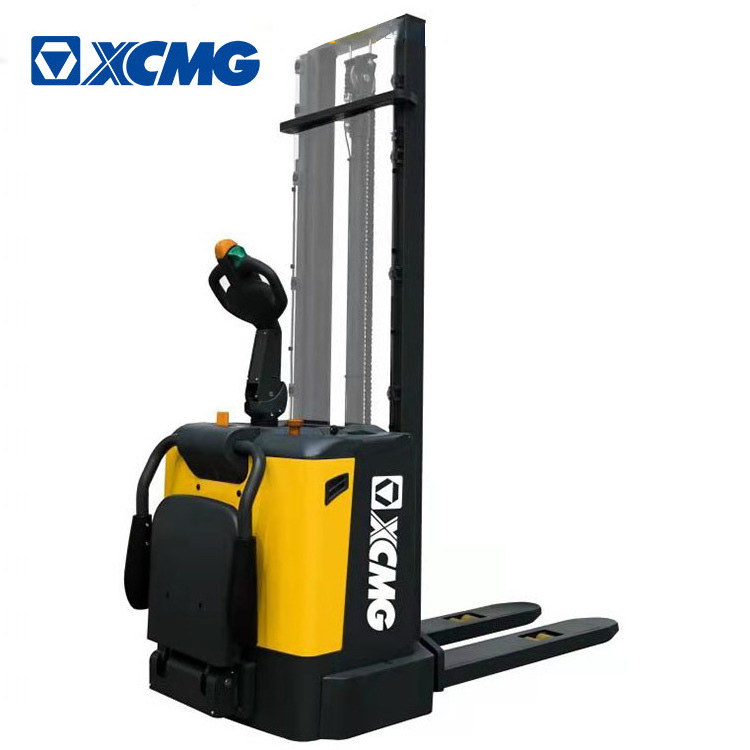 XCMG brand forklift electric stacking truck XCS-PW15 1.5 ton mini stacker forklift for narrow warehouse sale