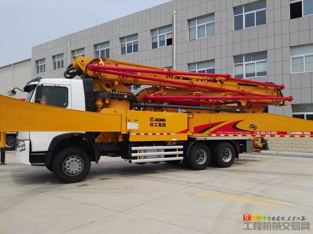 XCMG 39m HB39K used diesel mini truck mounted concrete pump truck price for sale sizes