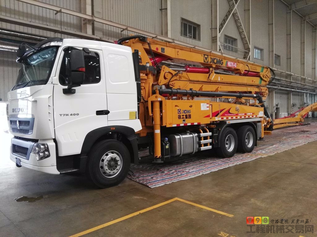 XCMG 39m HB39K used diesel mini truck mounted concrete pump truck price for sale sizes