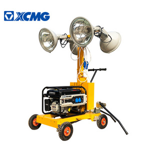 XCMG Official 5m 4*400W Manual Mast Diesel Generator Construction Metal Halide Lamp Mobile Light Tower Price for Sale