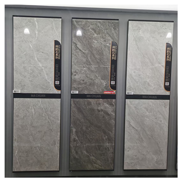 Showroom ceramic tile quartz stone display rack wholesale wood slotted floor tiles display rack