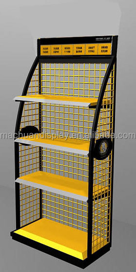 Retail Store Wire Metal Accessory Display Rack Umbrella Display Stand For Store Magazine Display Shelves