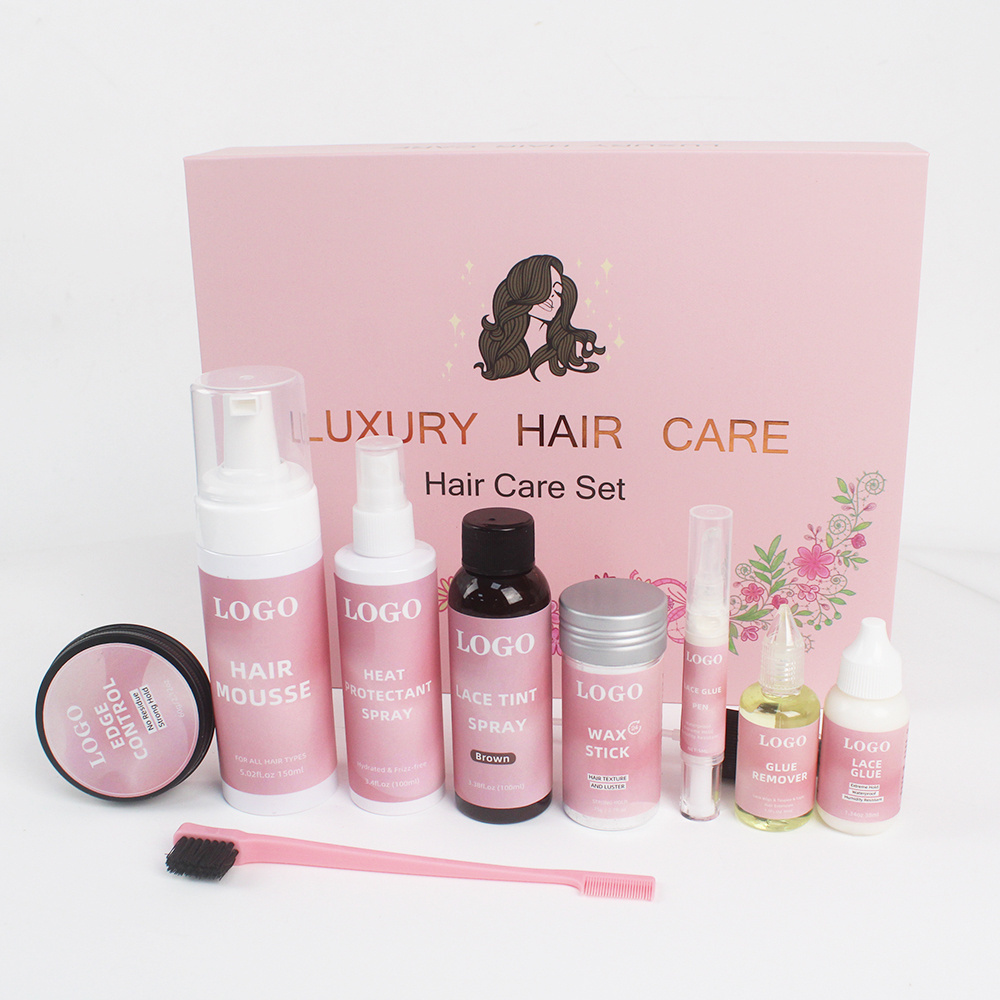 Wholesale Lace Glue Box Kits Wig Glue For Hair Wigs Strong Hold Transparent Lace Adhesive And Melting Spray