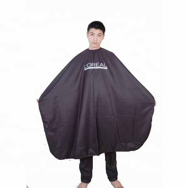 salon custom printed logo hair cutting cape