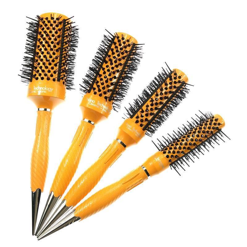 Custom Logo Professional CeramicHair Styling Hair Detangling Brush Lace Wet Hairs Cleaning Brush