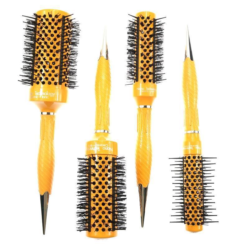 Custom Logo Professional CeramicHair Styling Hair Detangling Brush Lace Wet Hairs Cleaning Brush