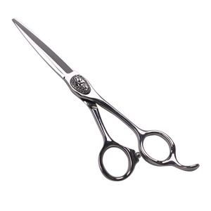 Hairdressing Japan 440C Steel Hair Cutting  Scissors Steel Hair Thinning Scissors Customize logo Shears Hot Sale Hair Scissors