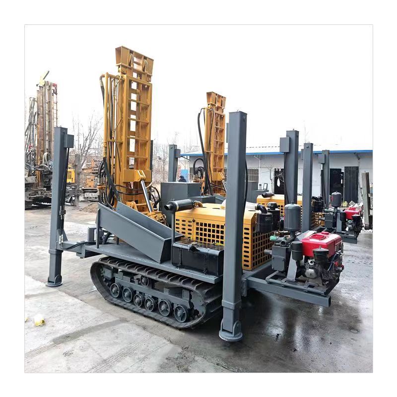 macmax 100m 300m 500m crawler drill rig for water well 200m borehole portable water well drilling rig factory price