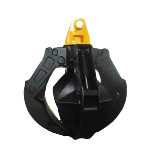 Crane Iron Scrap Gripper Hydraulic Electric Grab Bucket Orange Peel Grapple for Garbage Scraps