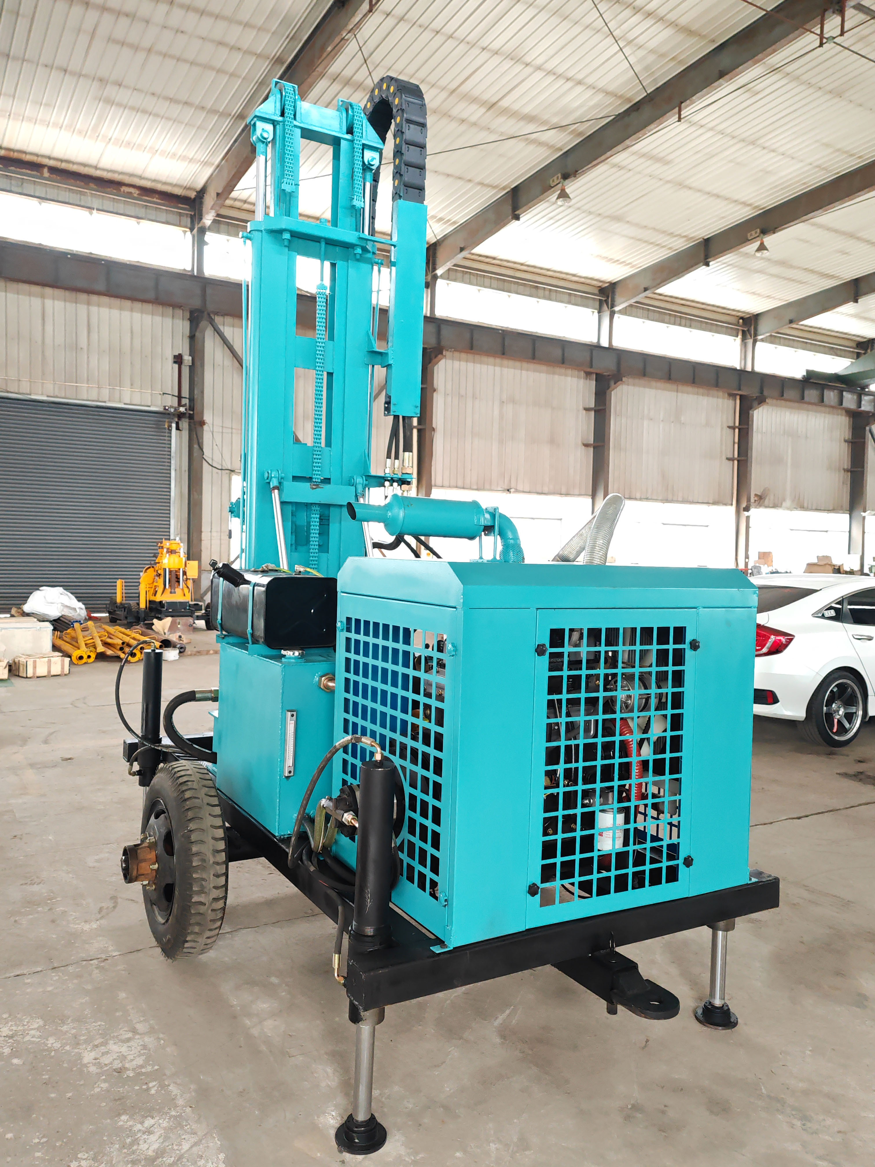 Manufacturing 100m 200m 300m  Rock Drilling Portable Drilling Drinking Water Well Drilling Rig Used Products