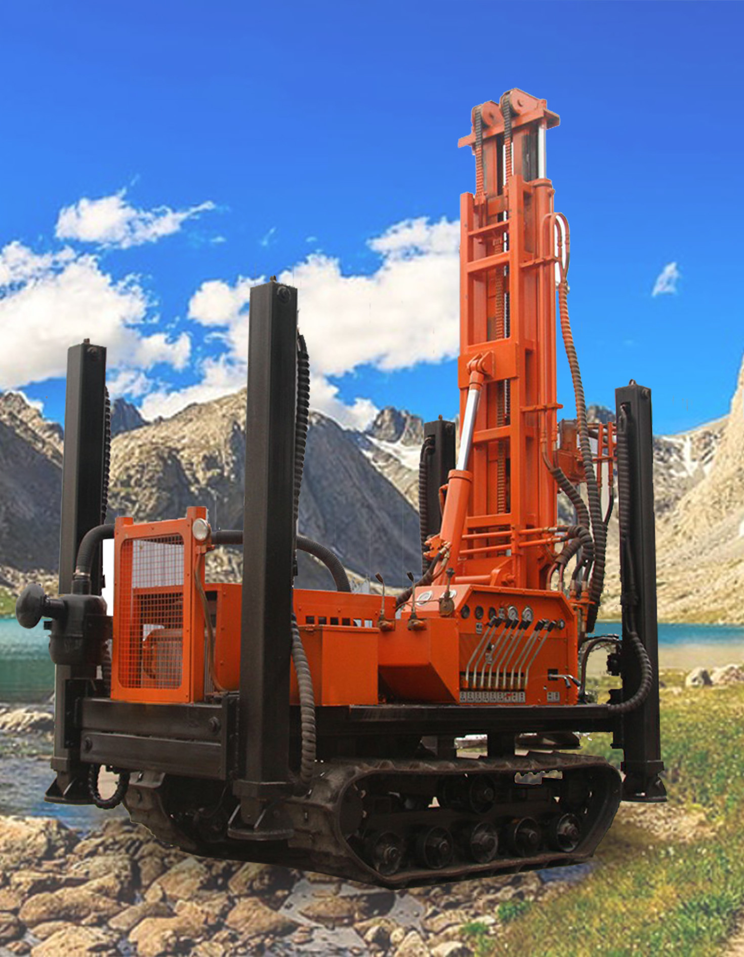 The highest quality geological exploration soil core sample water well drilling equipment made in China