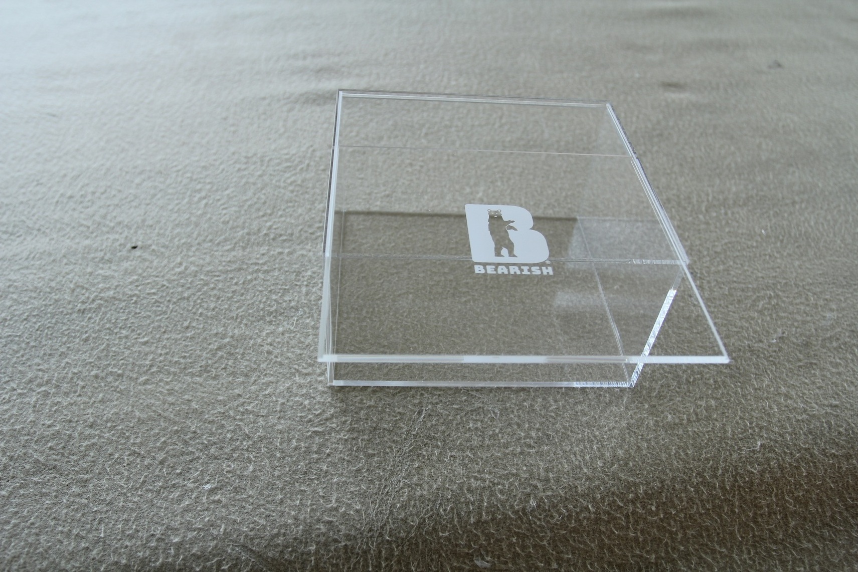 Custom plexiglass transparent clear acrylic box with sliding lid